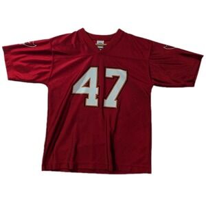 Tampa Bay Buccaneers John Lynch #47 NFL Youth Large 14-16‎ Jersey Red VTG